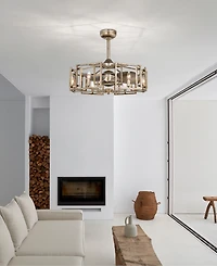 Home Accessories 26.8" Neske Indoor Ceiling Fan with Light Kit and Remote