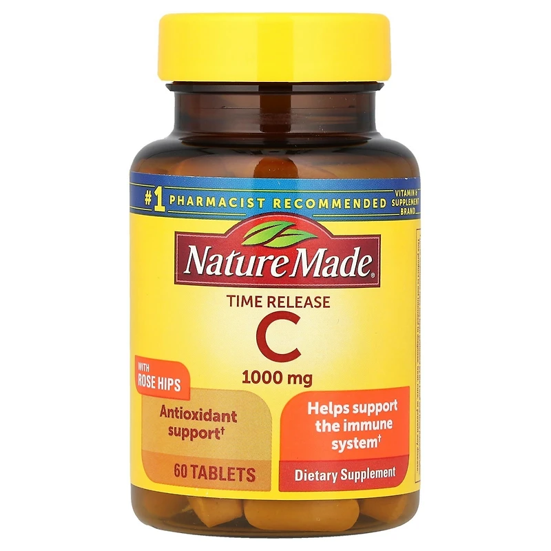 Nature Made Vitamin C with Rose Hips Time Release 1 000 mg