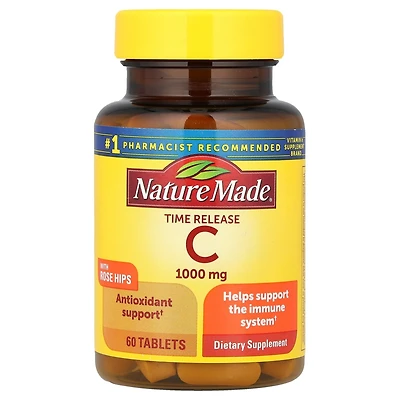 Nature Made Vitamin C with Rose Hips Time Release 1 000 mg