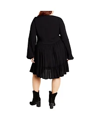 City Chic Plus Size Alinda Mini Dress