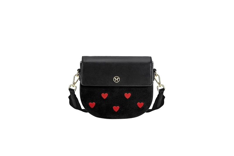 Embroidered Victoria Hyde Love heart Party Small Satchel Crossbody