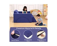 gaomon 7Pcs Kids Play Couch, Modular Kids Sofa Toddler Couch