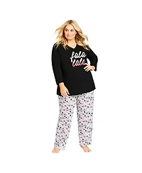Avenue Women's Fa La La Sleep Top