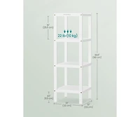 Slickblue 4-Tier Multifunctional Bathroom Shelf Stand Storage Rack for Organized Shelving