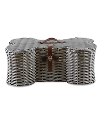 Bone Dry Pet Storage Basket Bone Shape