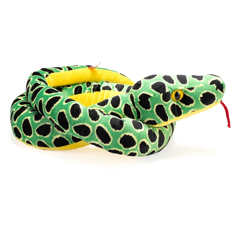 Wild Republic Plush Snake Anaconda Stuffed Animal, 68 Inches