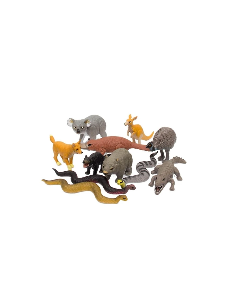 Wild Republic Nature Tube Australia Figurines, 11 Pieces
