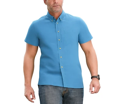 KingSize Big & Tall Short Sleeve Wrinkle-Free Sport Shirt