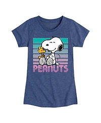 Peanuts Big Girls Snoopy Graphic Short Sleeve Tee