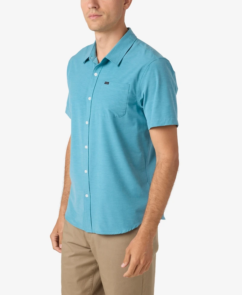 O'Neill Men's Traveler Upf Traverse Solid Short Sleeve Shirt