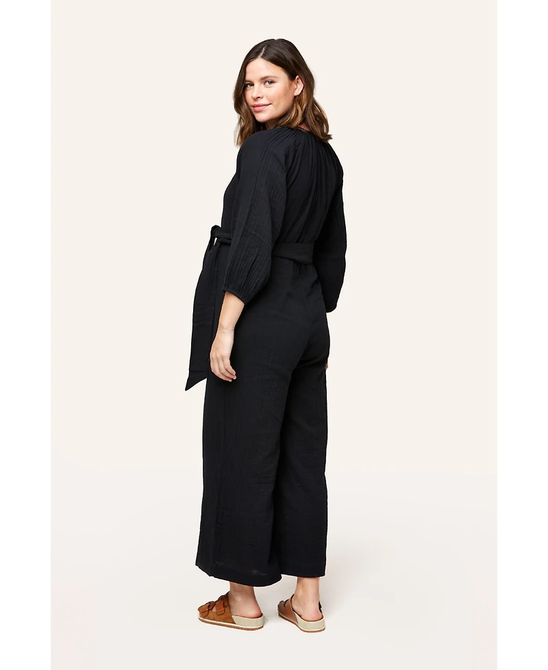 Nom Maternity Alma Nursing Jumpsuit