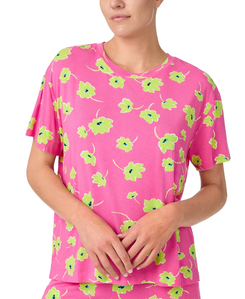 Sanctuary Women's 2-Pc. Knit Jersey Short-Sleeve Long Pajama Set