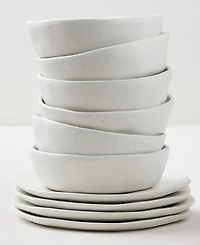 Stone by Mercer Project Hekonda 32 Pc. Dinnerware Set, Service for 8