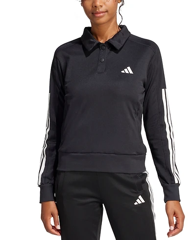 adidas Women's Iconic 3-Stripes Snap Track Top