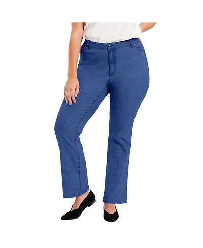 June + Vie Women's Curvie Fit Bootcut Jeans