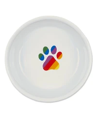 Bone Dry Rainbow Paw Pet Bowl Set/2