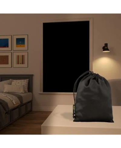 Sun Zero Lights Out Portable Travel 100 Blackout Rod Pocket Curtain Panel