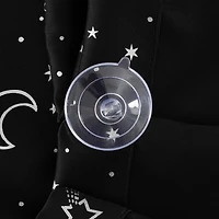Sun Zero Lights Out Stars Starry Night Portable Travel 100% Blackout Rod Pocket Curtain Panel