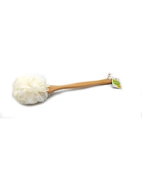 Dual Action Dry Brush & Mesh Sponge Combo with Lotus Wooden Handle