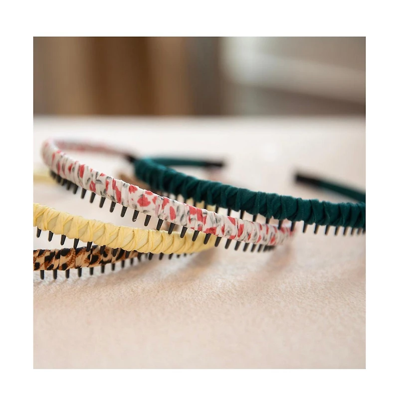 Thin Solid Headband - Green