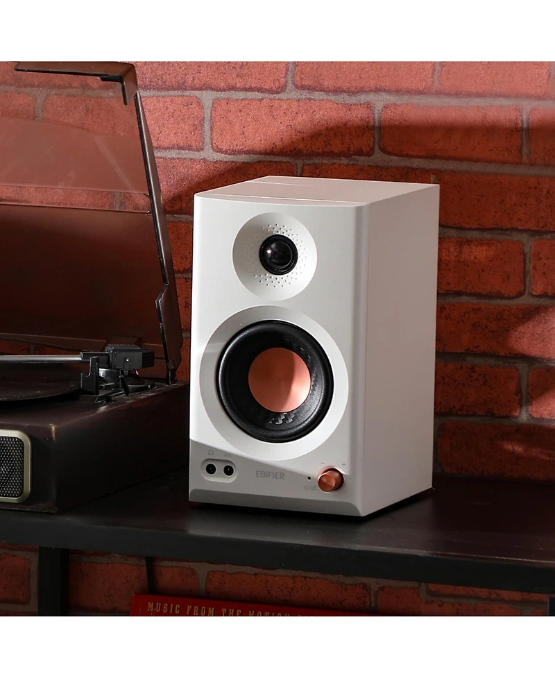 Hi-Res Audio Certified Monitor Speakers, Bluetooth V5.4 Active Bookshelf Speakers, 2.0 Computer Speaker (Pair)