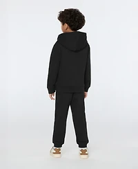 Scotch & Soda Little Boys Soft Graphic Fleece Hoodie Pant Set, 2- Piece set
