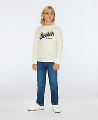 Scotch & Soda Big Boys Long Sleeve Thermal Graphic Tee