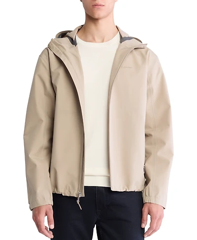 Calvin Klein Men's Softshell Zip-Front Hooded Jacket