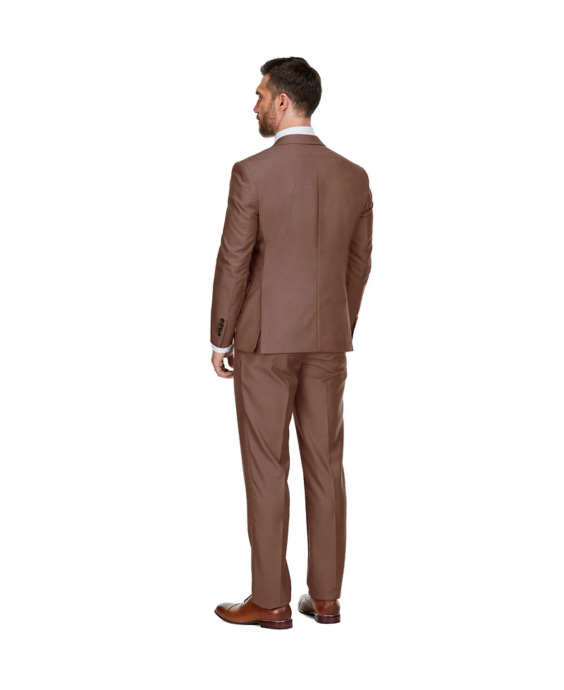 Braveman Men's 3-Piece Premium Vested Slim Fit Suit