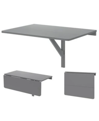 Gouun 31.5 X 23.5 Inch Wall Mounted Folding Table For Small Spaces