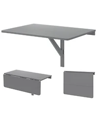 Gouun 31.5 X 23.5 Inch Wall Mounted Folding Table For Small Spaces