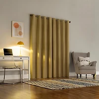 Duran Thermal Insulated 100% Blackout Grommet Curtain Panel