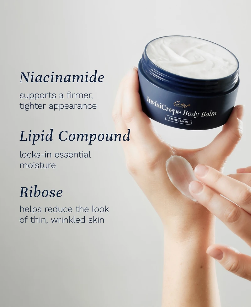 City Beauty Invisicrepe Skin-Smoothing Balm, 5 Fl Oz/147 Ml