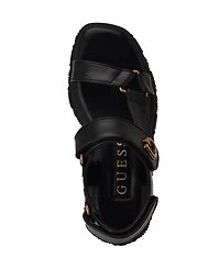 Guess Women's Lanara Quattro G Sporty Platform Footbed Sandals