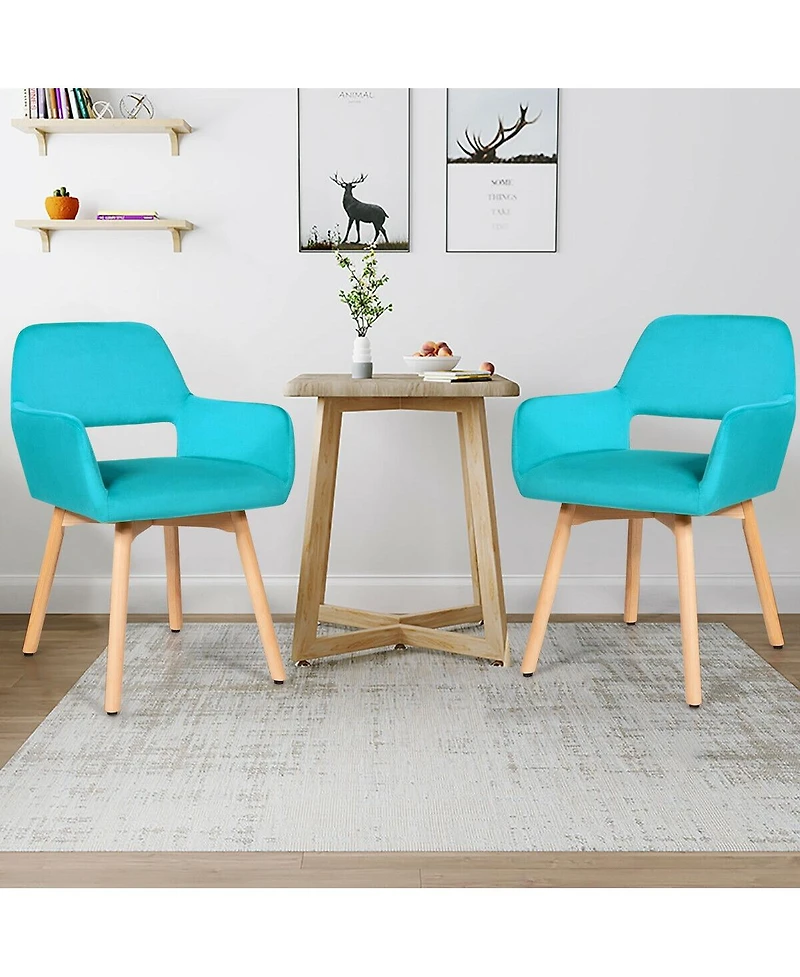 Gouun Set of 2 Modern Accent Armchairs