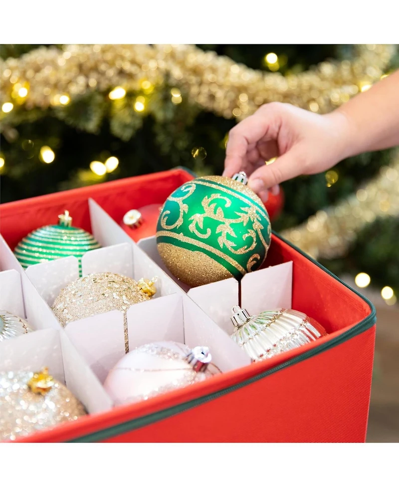 Florida Brands Christmas Ornaments Storage Box to Protect and Store up 54 -4"