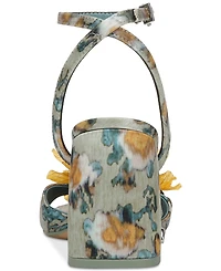 Circus Ny by Sam Edelman Aria Flower Two-Piece Block-Heel Dress Sandals