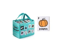 The Peanutshell Toddler Soft Alphabet Cards with Cloth Storage Bag ABCs Learning Flash Cards, Best Early Educational Toys for 0 1 2 3 Years Old