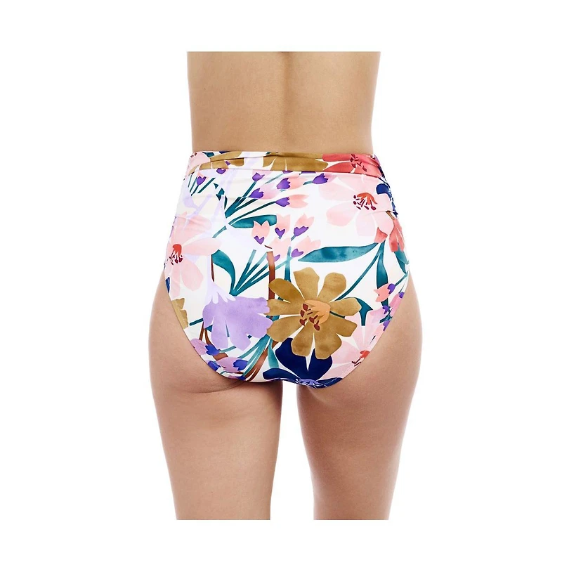 Profile by Gottex Women's Melody Shirred High Waist Bottom