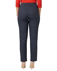 Hue Women's Pull-On Mid-Rise Denim Leggings