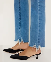 Good American Women's Soft-Tech Legs Straight Jeans