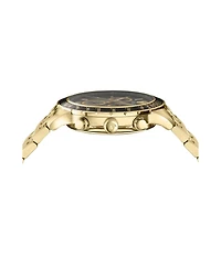 Versace Men's Sport Chrono Ip Yellow Gold Stainless Steel Bracelet Watch, 44mm