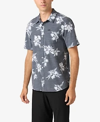 O'Neill Men's Upf Traverse Slub Short Sleeve Relaxed Shirt
