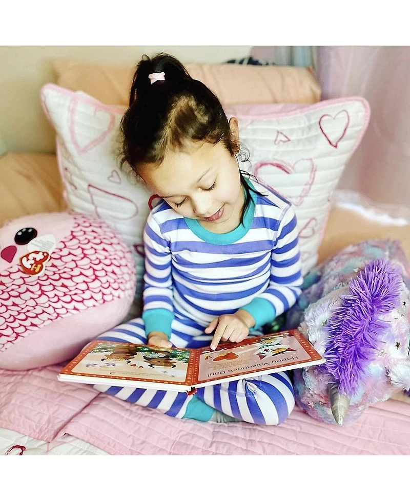 Mightly Kids Kids' Fair Trade 100% Organic Cotton Tight Fit Pajamas, 2-Piece Set