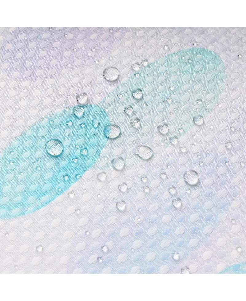 Awesome Home Watercolor Painter Dots Texture Shower Curtain, 72"X72"
