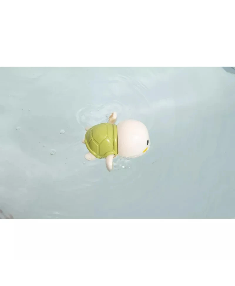 Sperric Toddler Floating Turtle Bath Toys 1-3, Wind-Up Swimming Toys Girls, Fun Cute Pool Toys Safe and Durable Bathtub Water Toys, 3-Pack