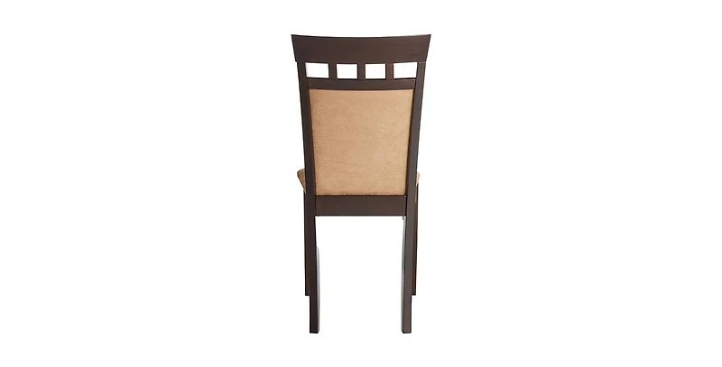 Slickblue Set of 2- Contemporary Dining Chairs in Cappuccino Finish