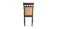 Slickblue Set of 2- Contemporary Dining Chairs in Cappuccino Finish