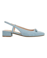 Bandolino Women's Andies Bow Block Heel Slingback Pumps