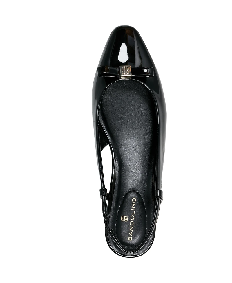 Bandolino Women's Andies Bow Block Heel Slingback Pumps